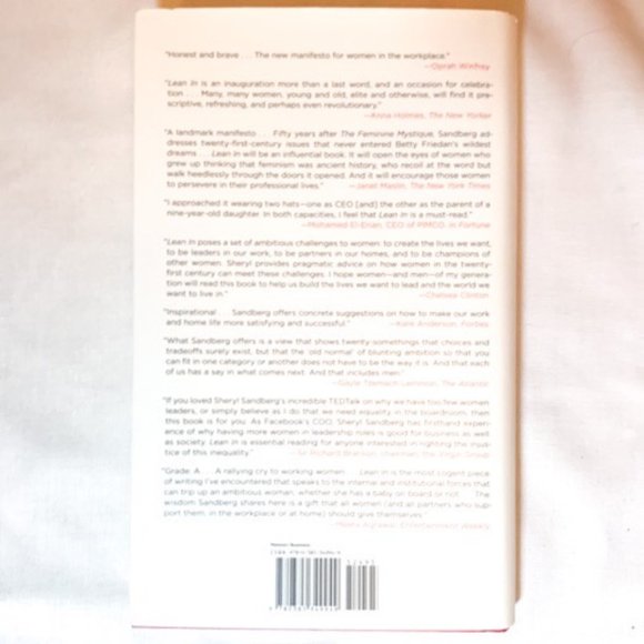 Lean In Hardcover Book - Picture 2 of 2